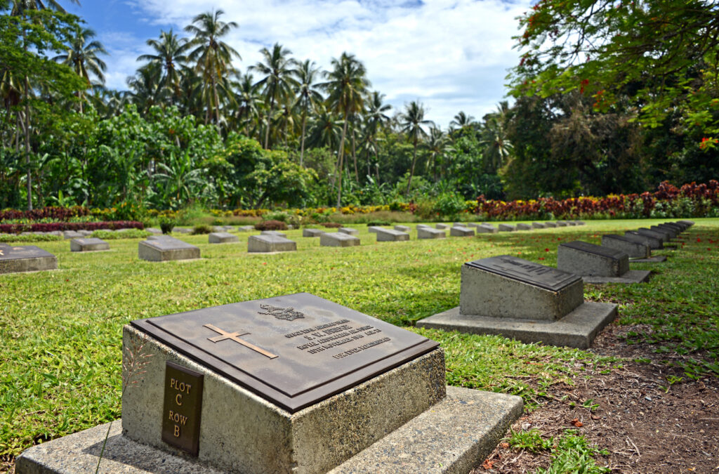 War Cemetery in Papua New Guinea